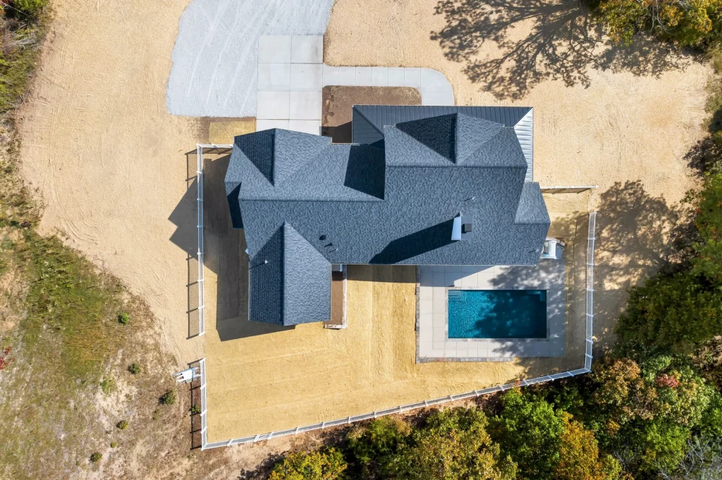 Stockell Custom Homes aerial photo of home
