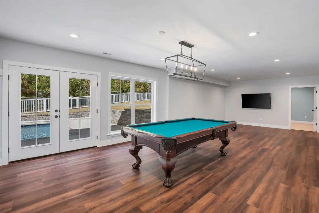 Stockell Custom Homes photo of pool table
