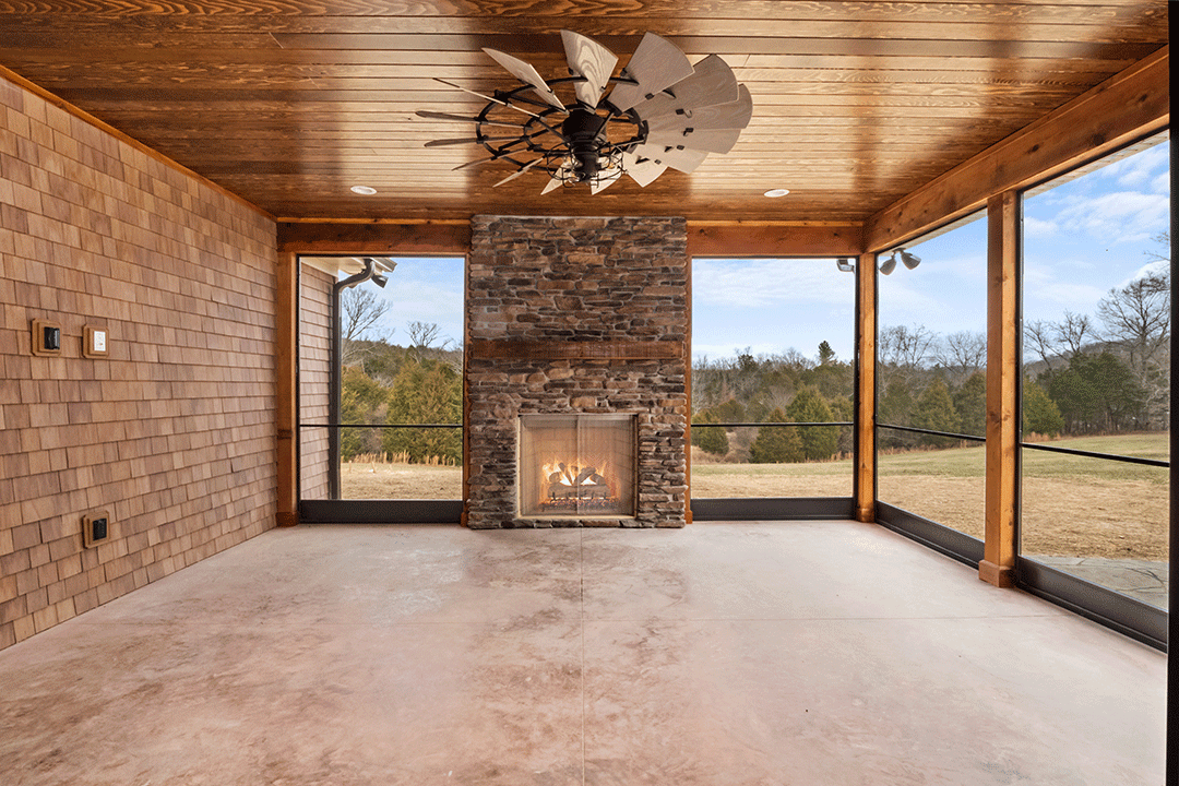 Stockell Custom Homes photo of fireplace