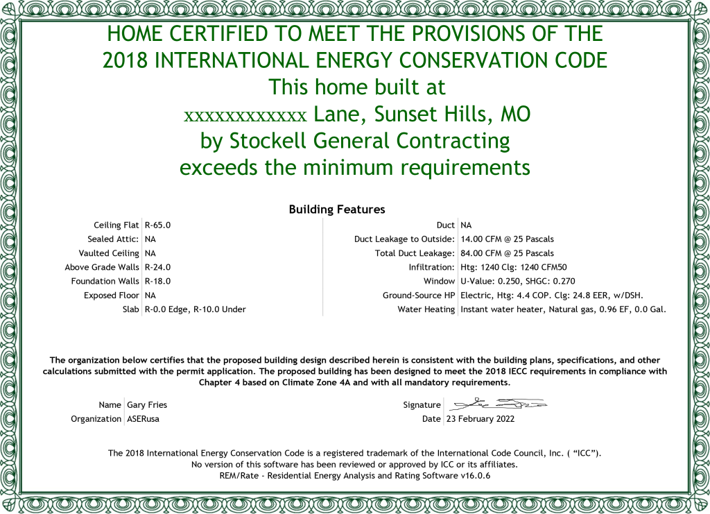 2018 EPA Certificate