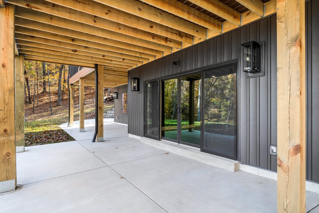 Photo of Basement Walkout & Deck Underside