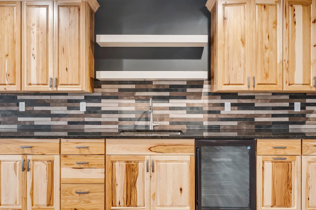 Custom Home Lower Level Bar