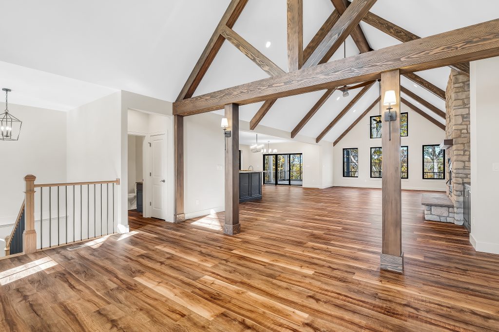 Custom Home View of Great Room