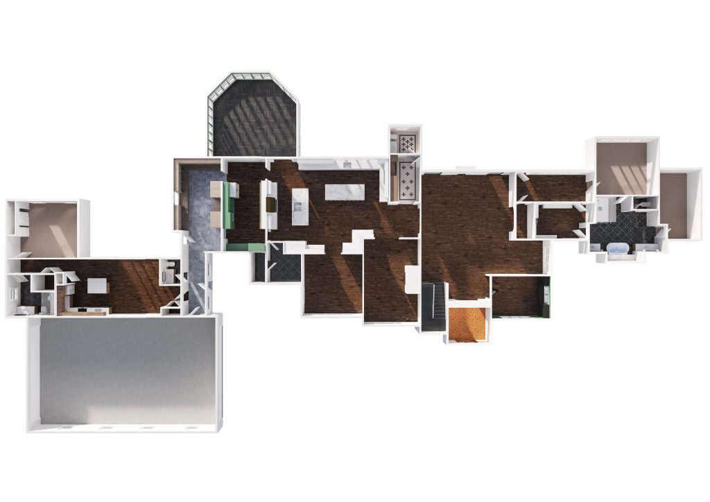 Stockell Custom Homes photo of main floor plan and layout