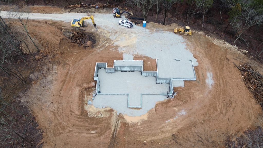 Stockell Custom Homes photo of foundation walls