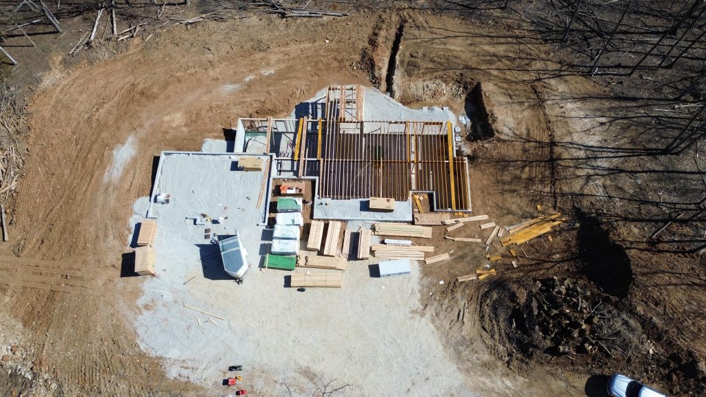 Stockell Custom Homes photo of subfloor framing